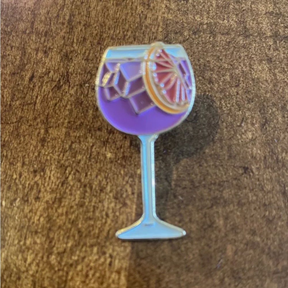 Cocktail Enamel Pin NWT